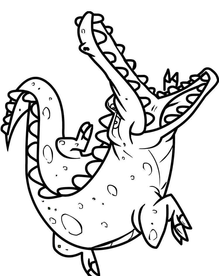 Dibujos para colorear e imprimir Crocodile