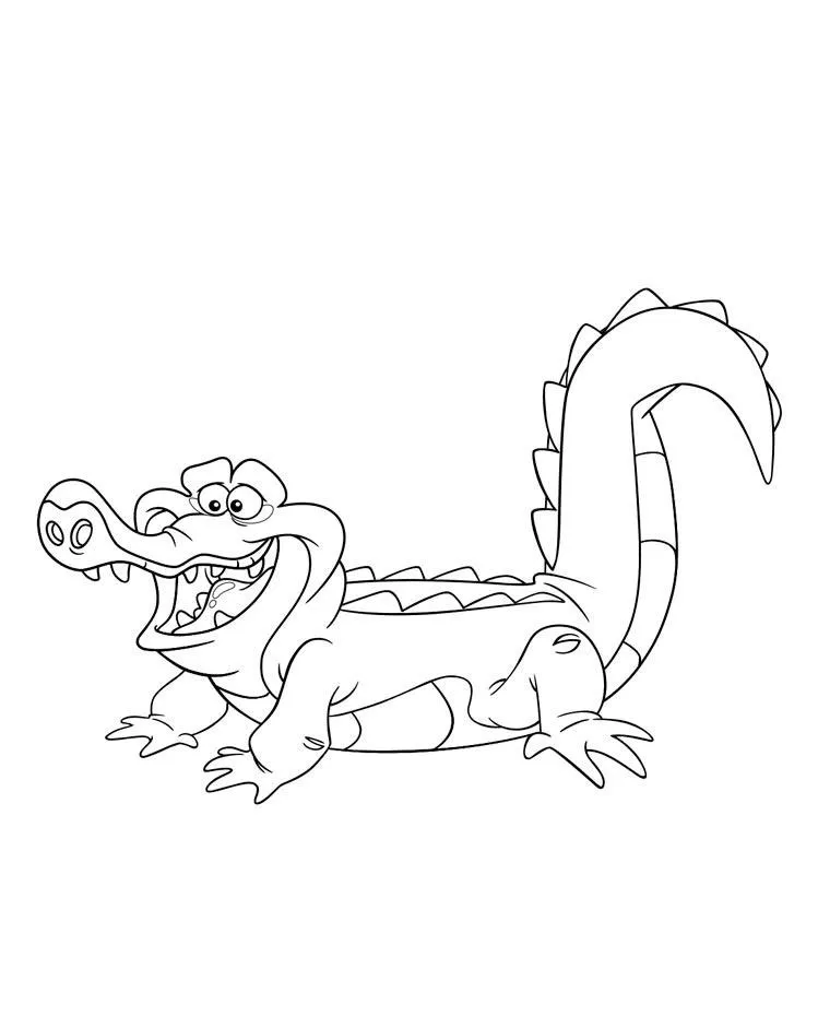 Dibujos para colorear e imprimir Crocodile