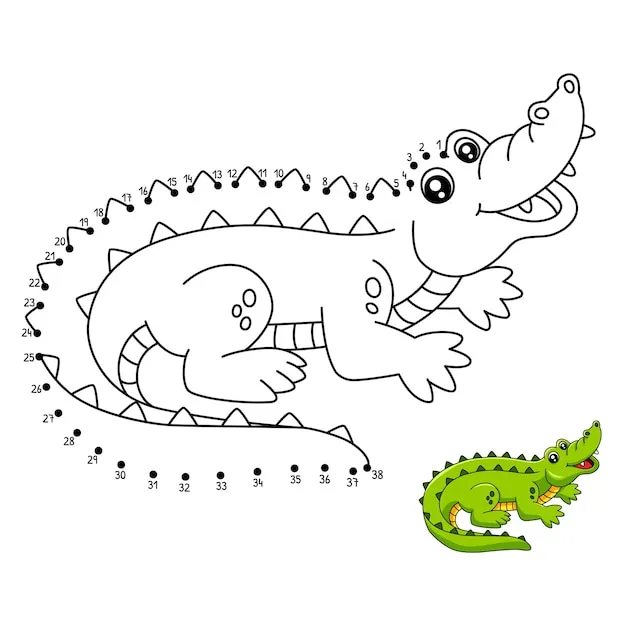 Dibujos para colorear e imprimir Crocodile