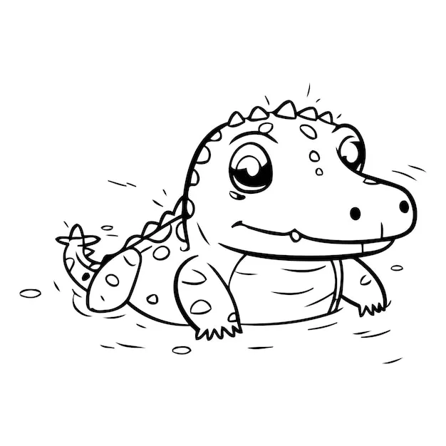 Dibujos para colorear e imprimir Crocodile