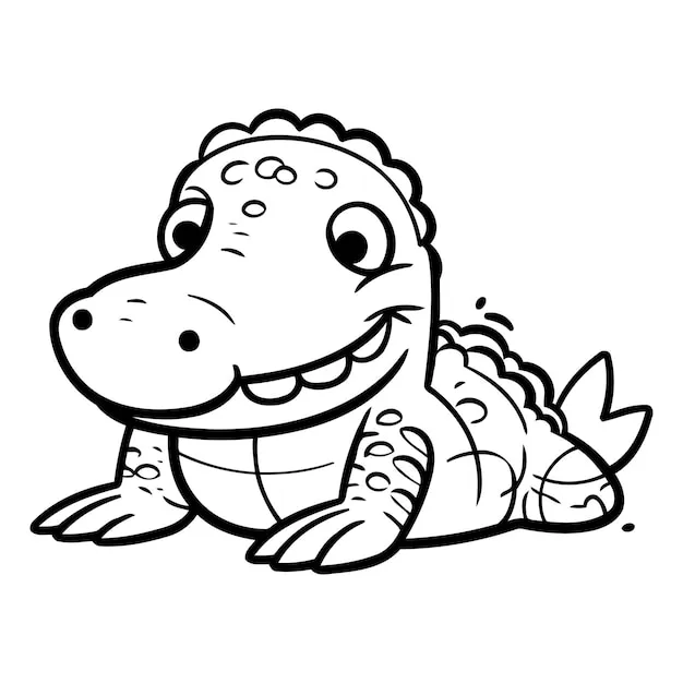 Dibujos para colorear e imprimir Crocodile