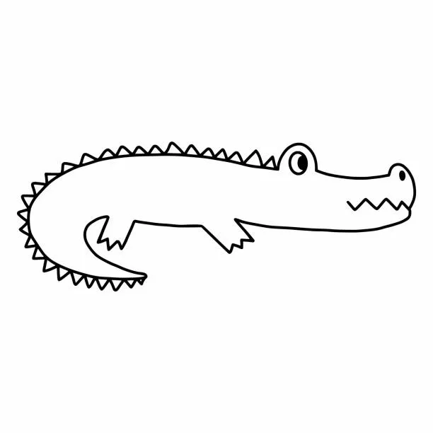 Dibujos para colorear e imprimir Crocodile