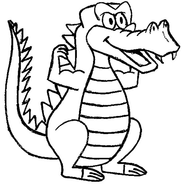 Dibujos para colorear e imprimir Crocodile