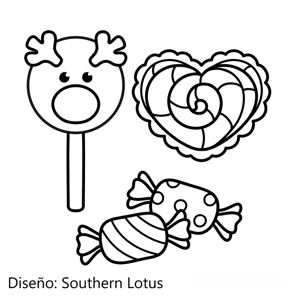 Cute Christmas coloring pages 2