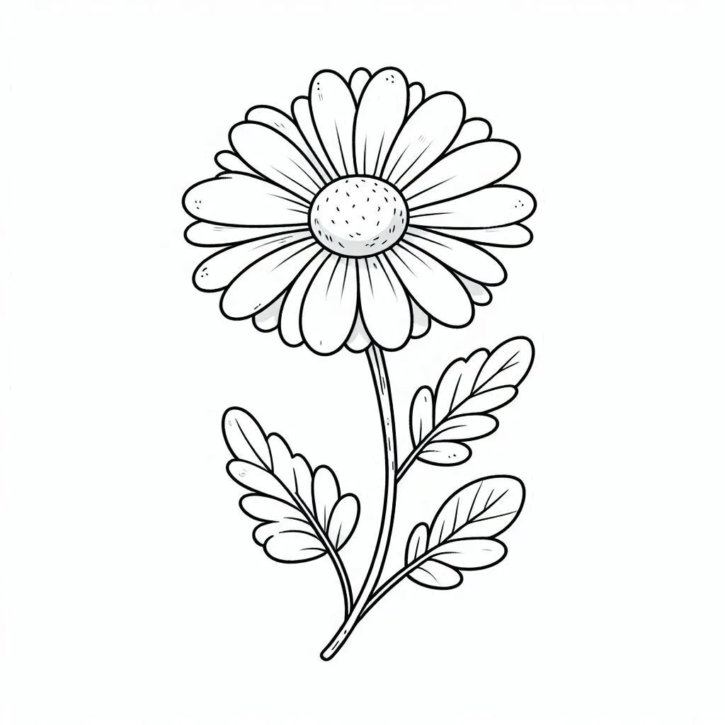 Dibujos para colorear e imprimir Daisy