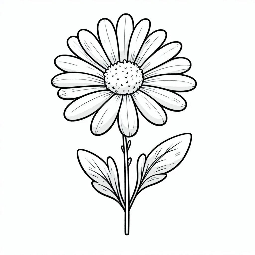 Dibujos para colorear e imprimir Daisy