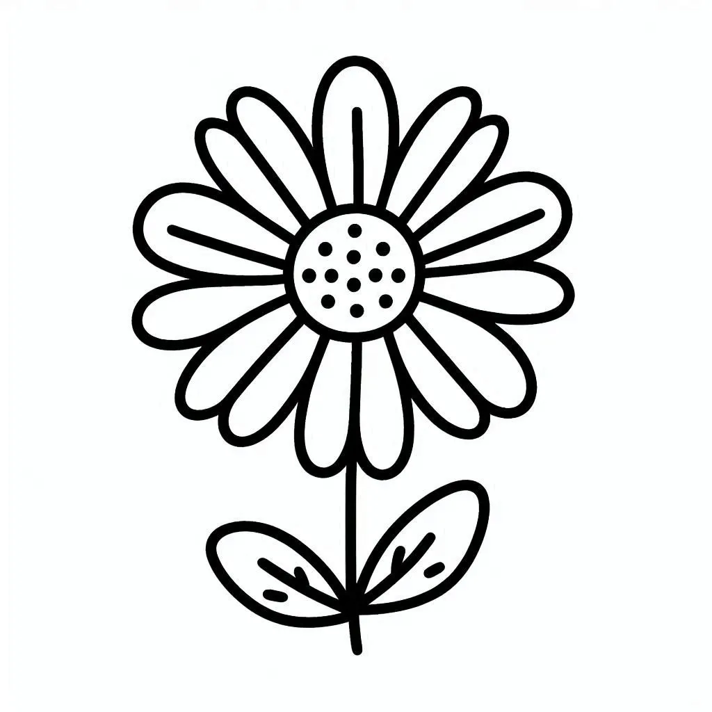 Dibujos para colorear e imprimir Daisy