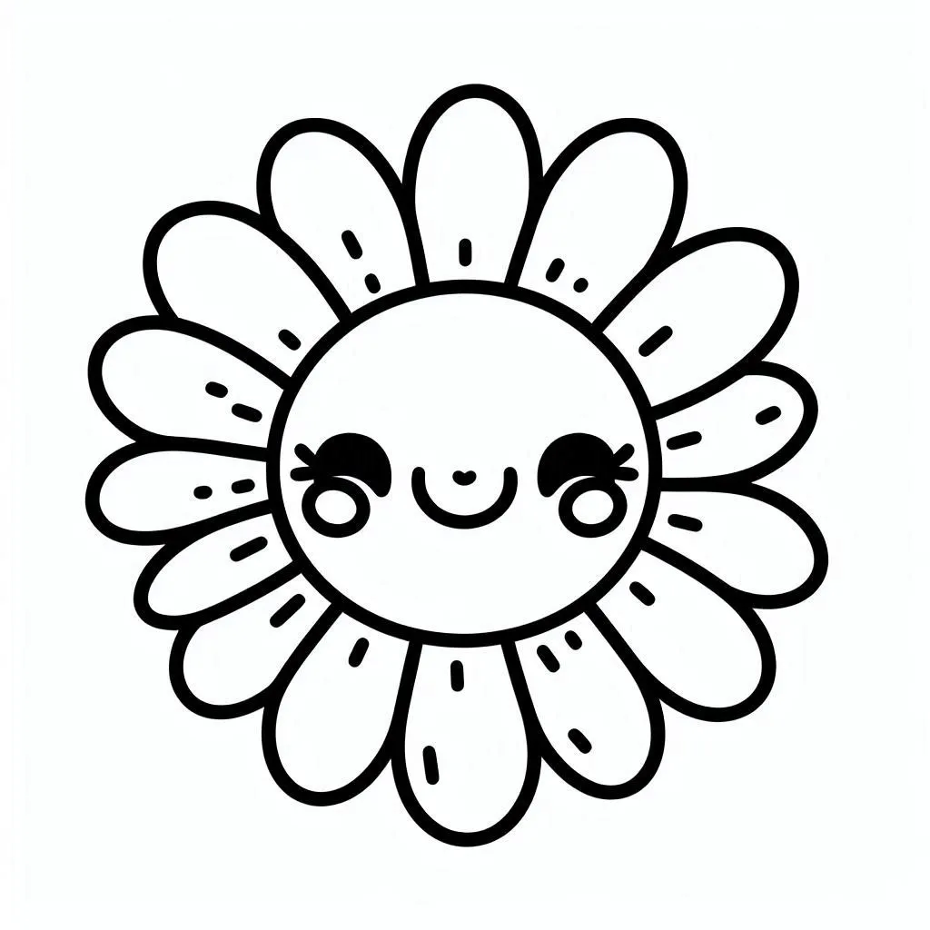 Dibujos para colorear e imprimir Daisy