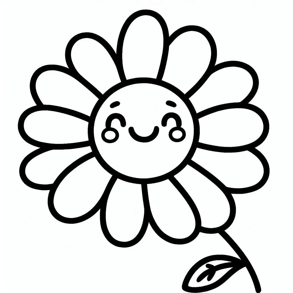 Dibujos para colorear e imprimir Daisy