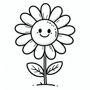 Daisy coloring pages 20