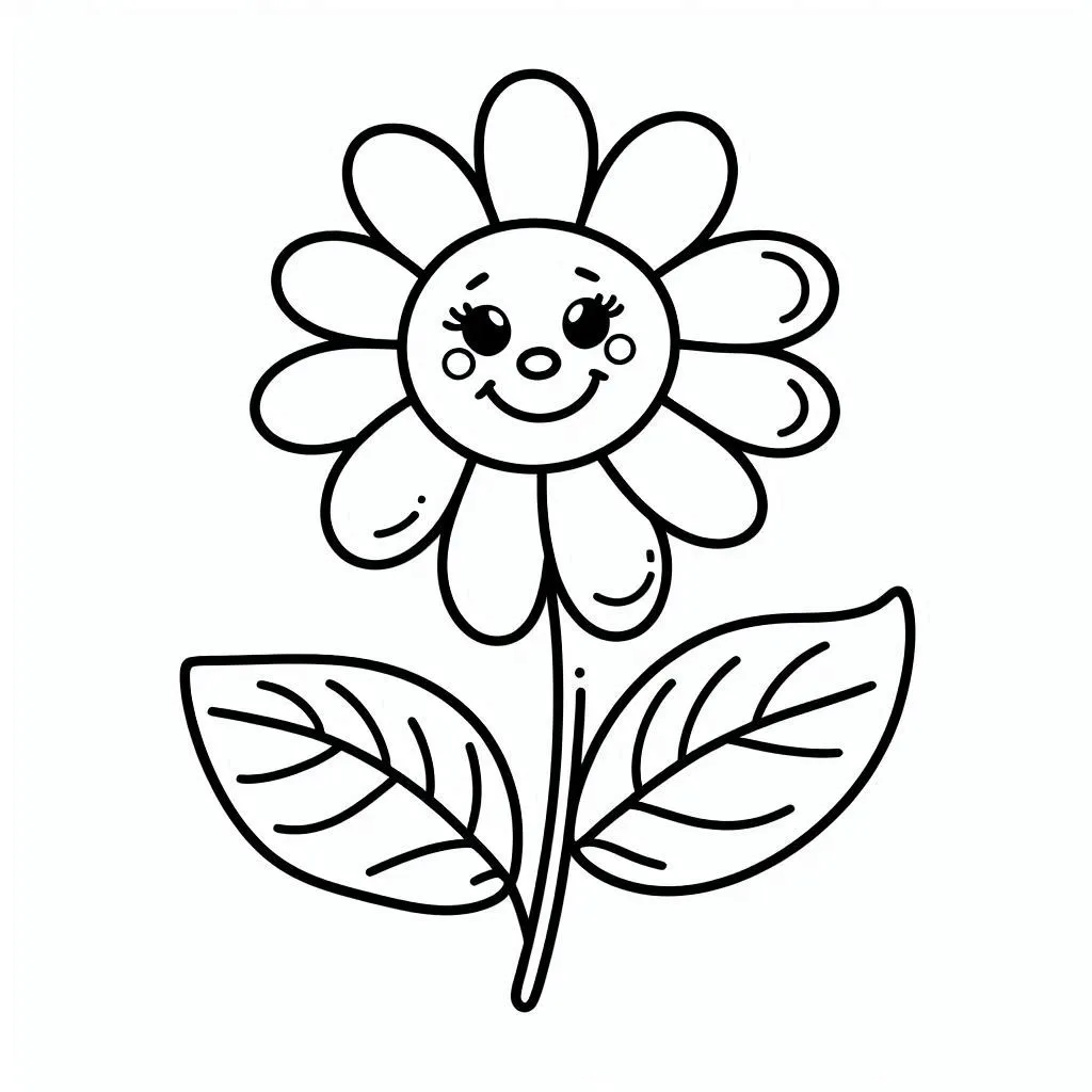 Dibujos para colorear e imprimir Daisy