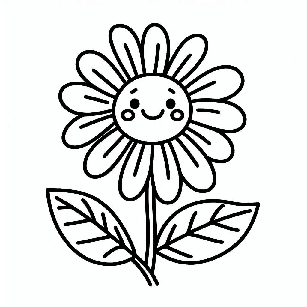 Dibujos para colorear e imprimir Daisy