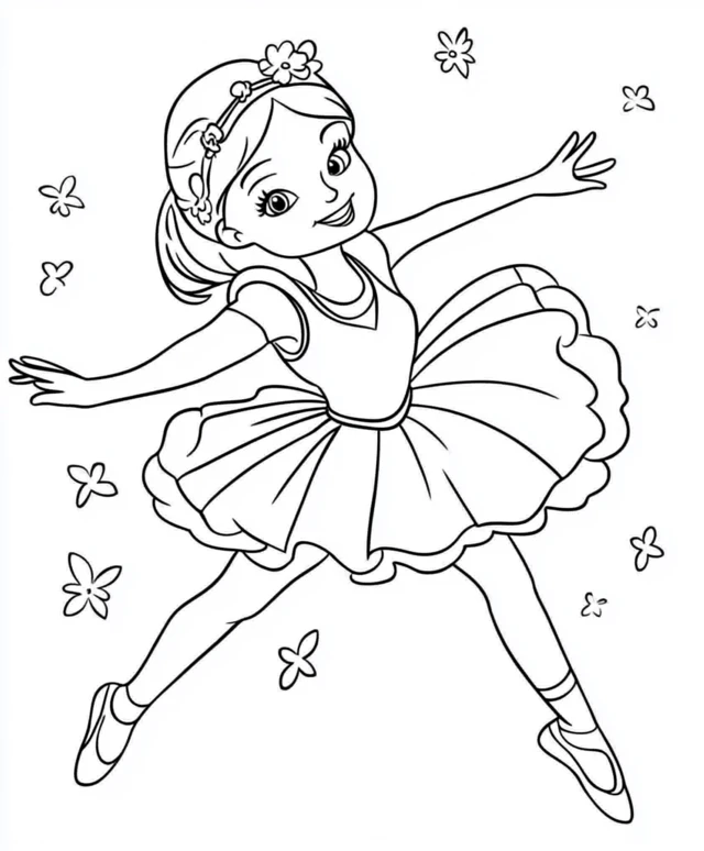 Dibujos para colorear e imprimir Dancer