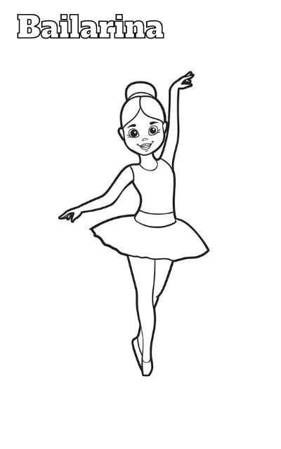 Dibujos para colorear e imprimir Dancer