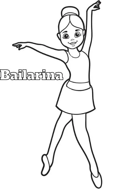 Dibujos para colorear e imprimir Dancer