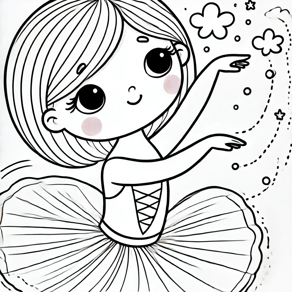 Dibujos para colorear e imprimir Dancer