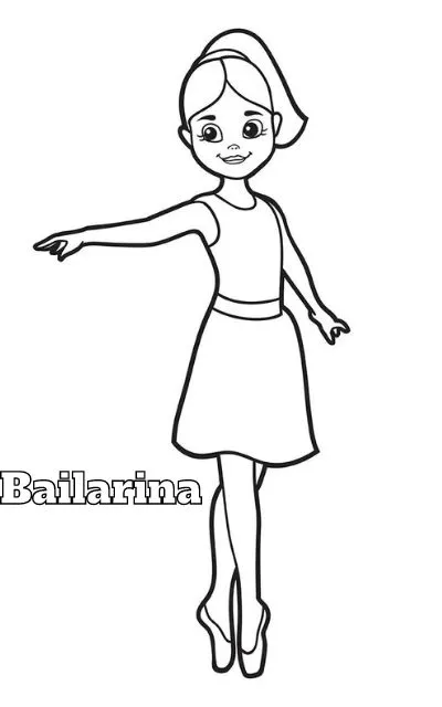 Dibujos para colorear e imprimir Dancer