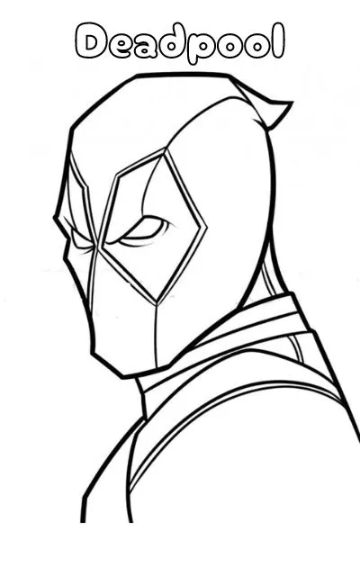 Dibujos para colorear e imprimir Deadpool