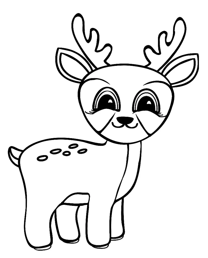 Dibujos para colorear e imprimir Deer