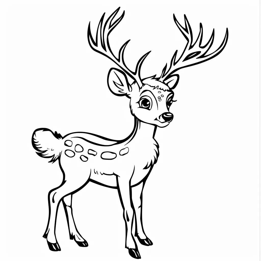 Dibujos para colorear e imprimir Deer