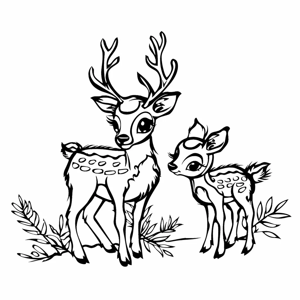 Dibujos para colorear e imprimir Deer