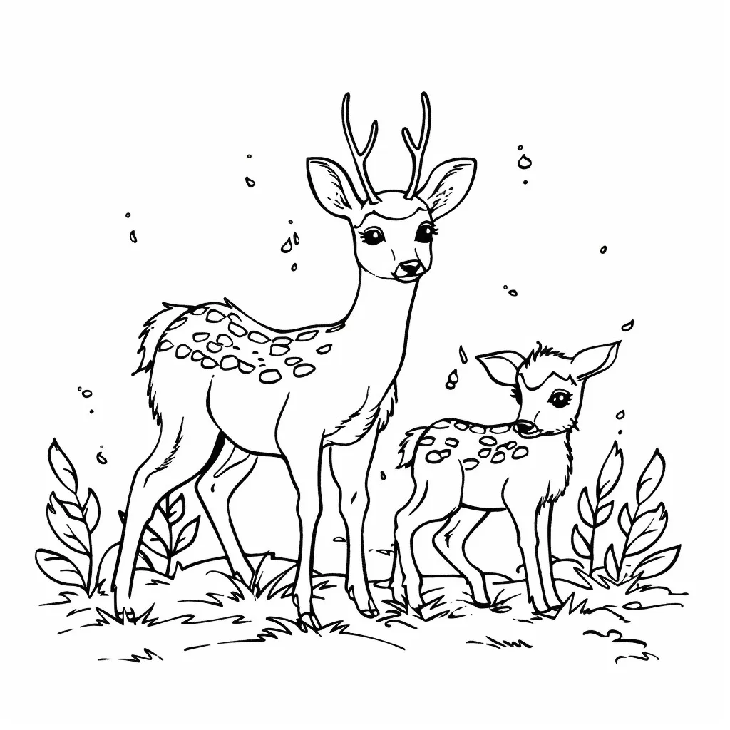 Dibujos para colorear e imprimir Deer