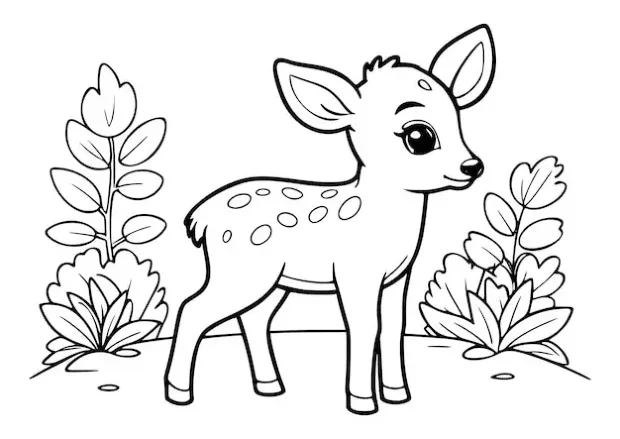 Dibujos para colorear e imprimir Deer