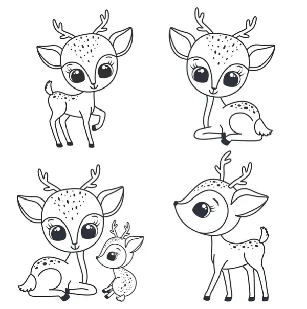 Dibujos para colorear e imprimir Deer