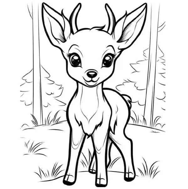 Dibujos para colorear e imprimir Deer