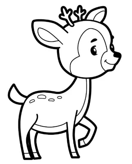 Dibujos para colorear e imprimir Deer