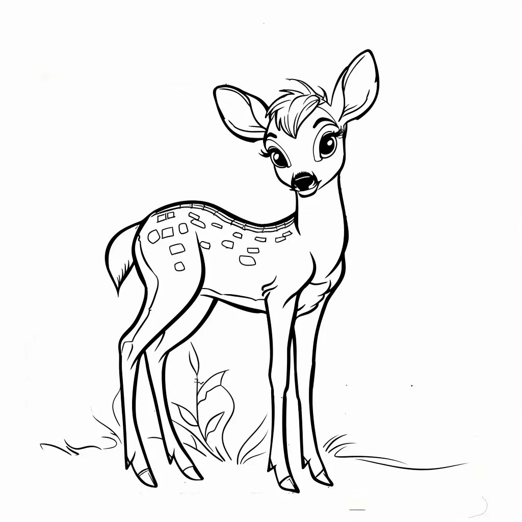 Dibujos para colorear e imprimir Deer