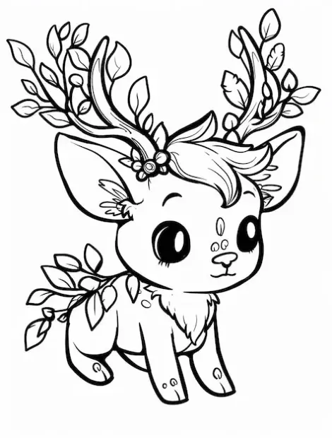 Dibujos para colorear e imprimir Deer