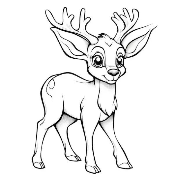 Dibujos para colorear e imprimir Deer