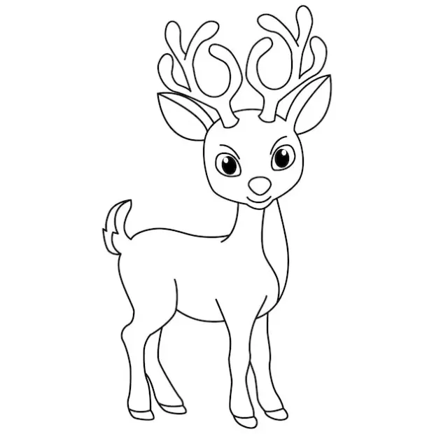 Dibujos para colorear e imprimir Deer