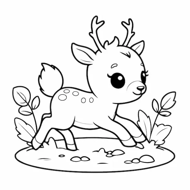 Dibujos para colorear e imprimir Deer