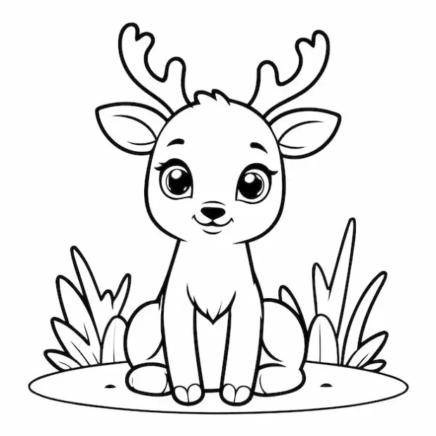 Dibujos para colorear e imprimir Deer