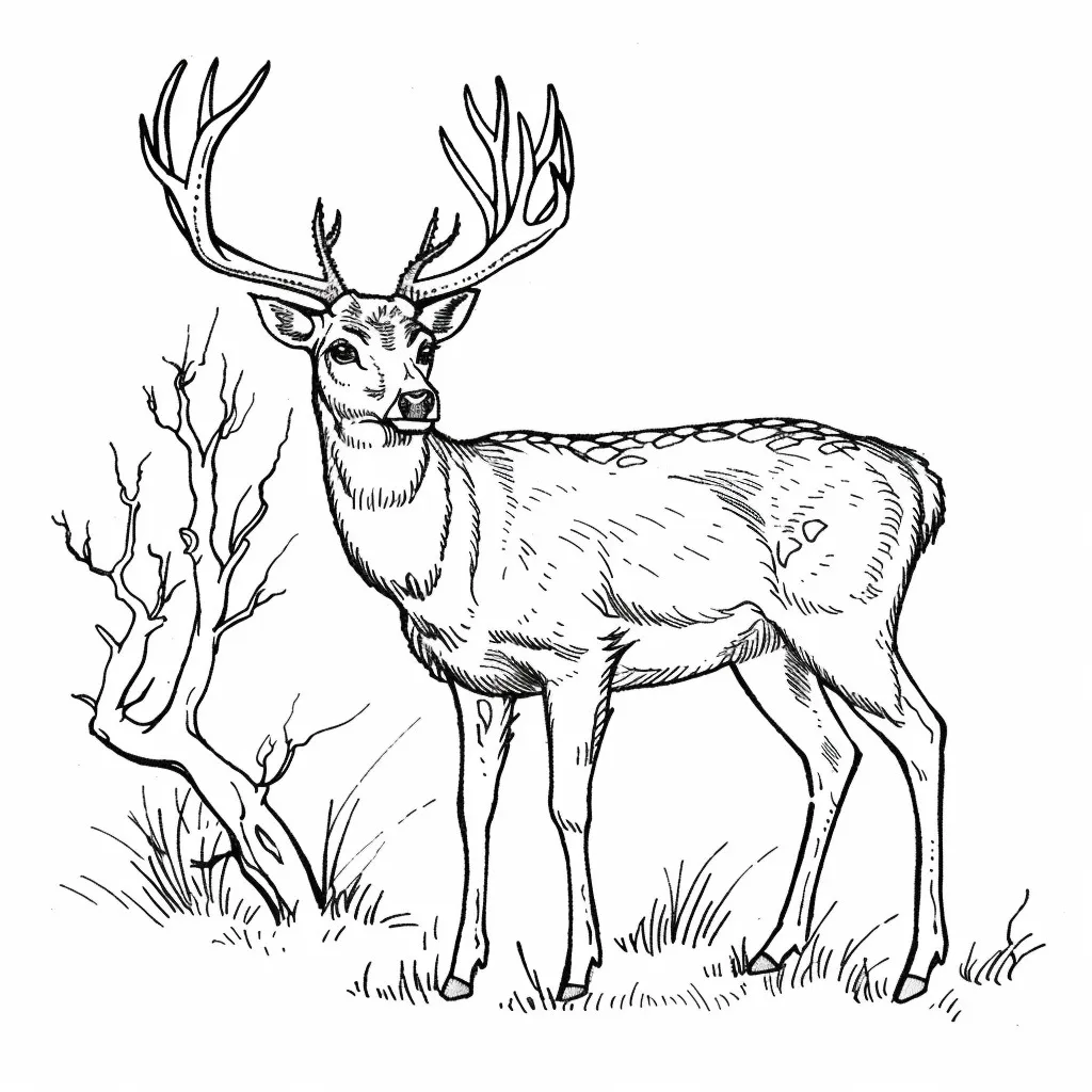 Dibujos para colorear e imprimir Deer