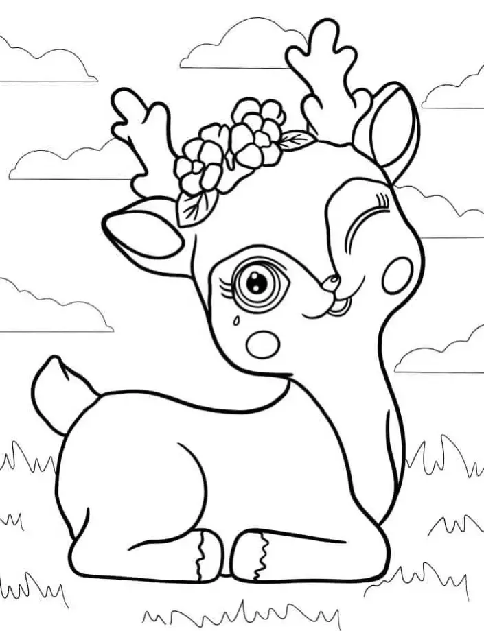 Dibujos para colorear e imprimir Deer