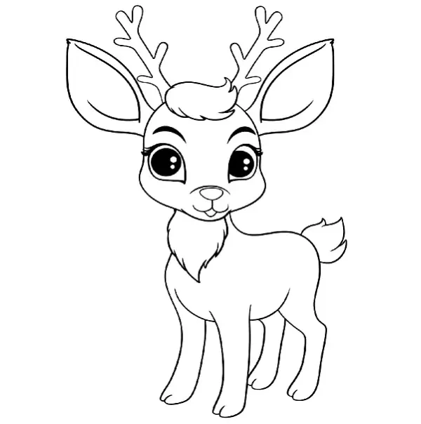 Dibujos para colorear e imprimir Deer