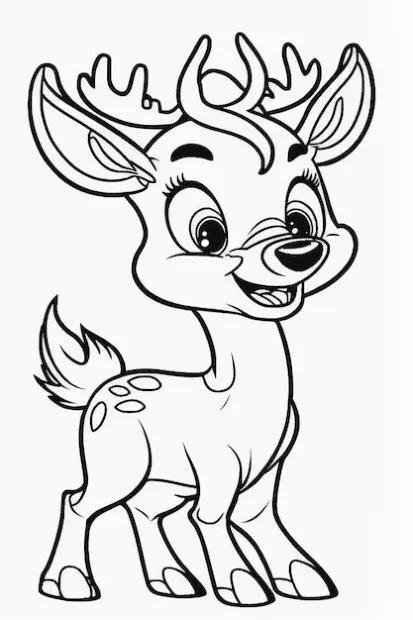 Dibujos para colorear e imprimir Deer