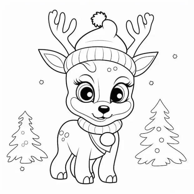 Dibujos para colorear e imprimir Deer