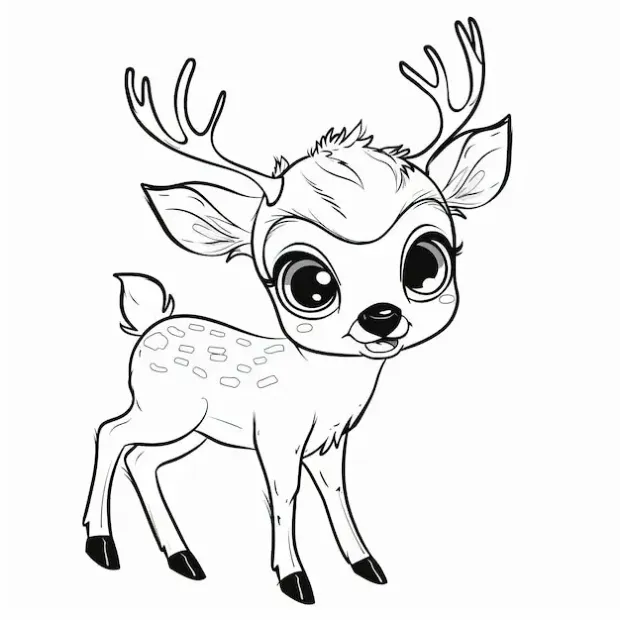 Dibujos para colorear e imprimir Deer