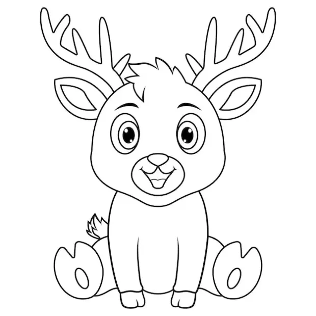 Dibujos para colorear e imprimir Deer