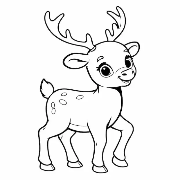 Dibujos para colorear e imprimir Deer