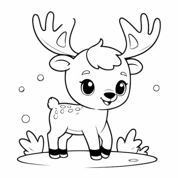 Dibujos para colorear e imprimir Deer