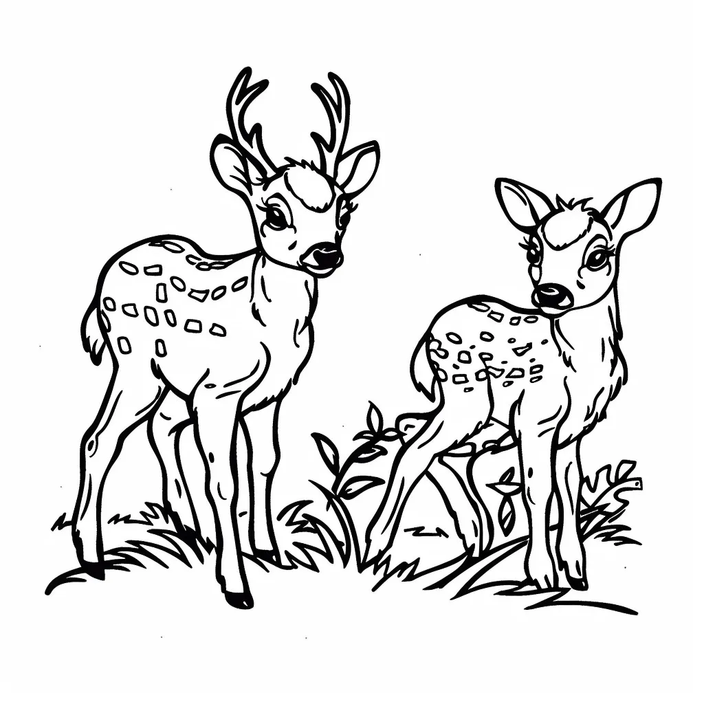 Dibujos para colorear e imprimir Deer