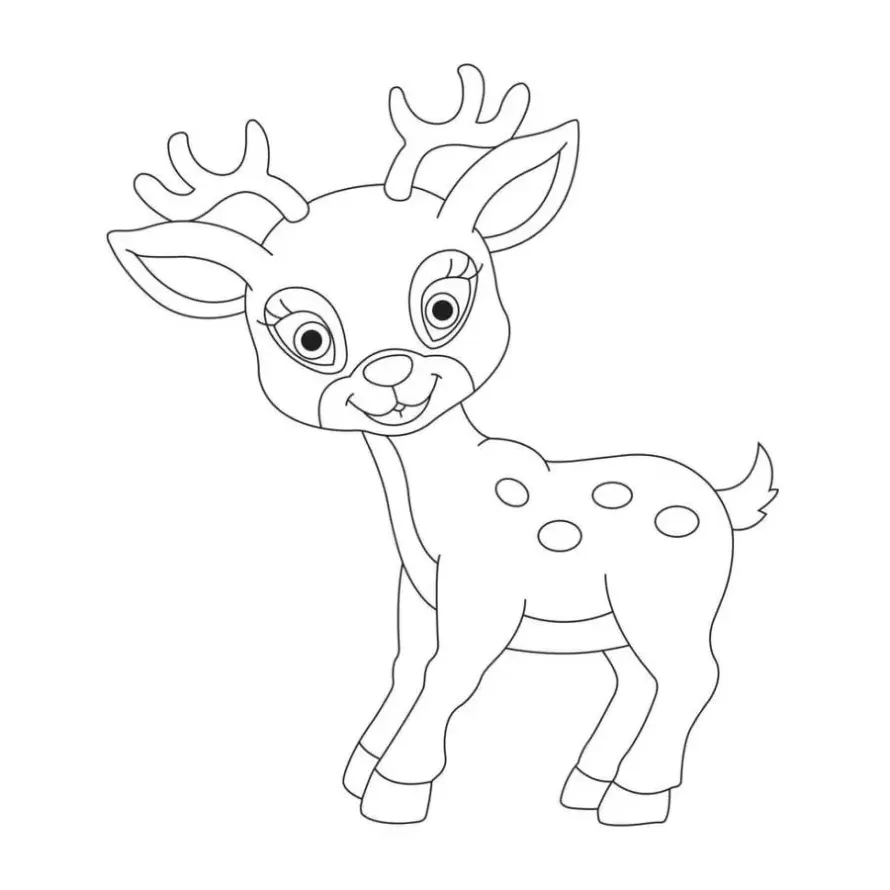 Dibujos para colorear e imprimir Deer