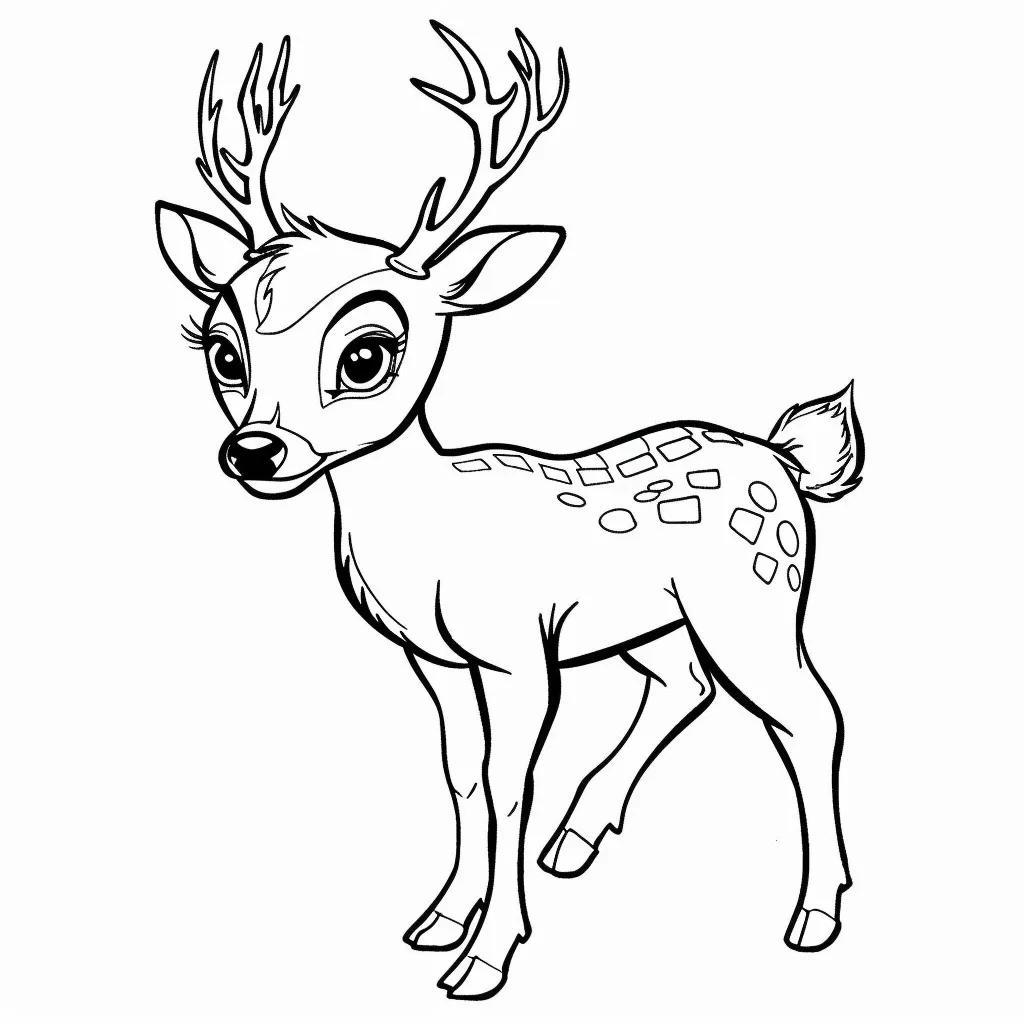 Dibujos para colorear e imprimir Deer