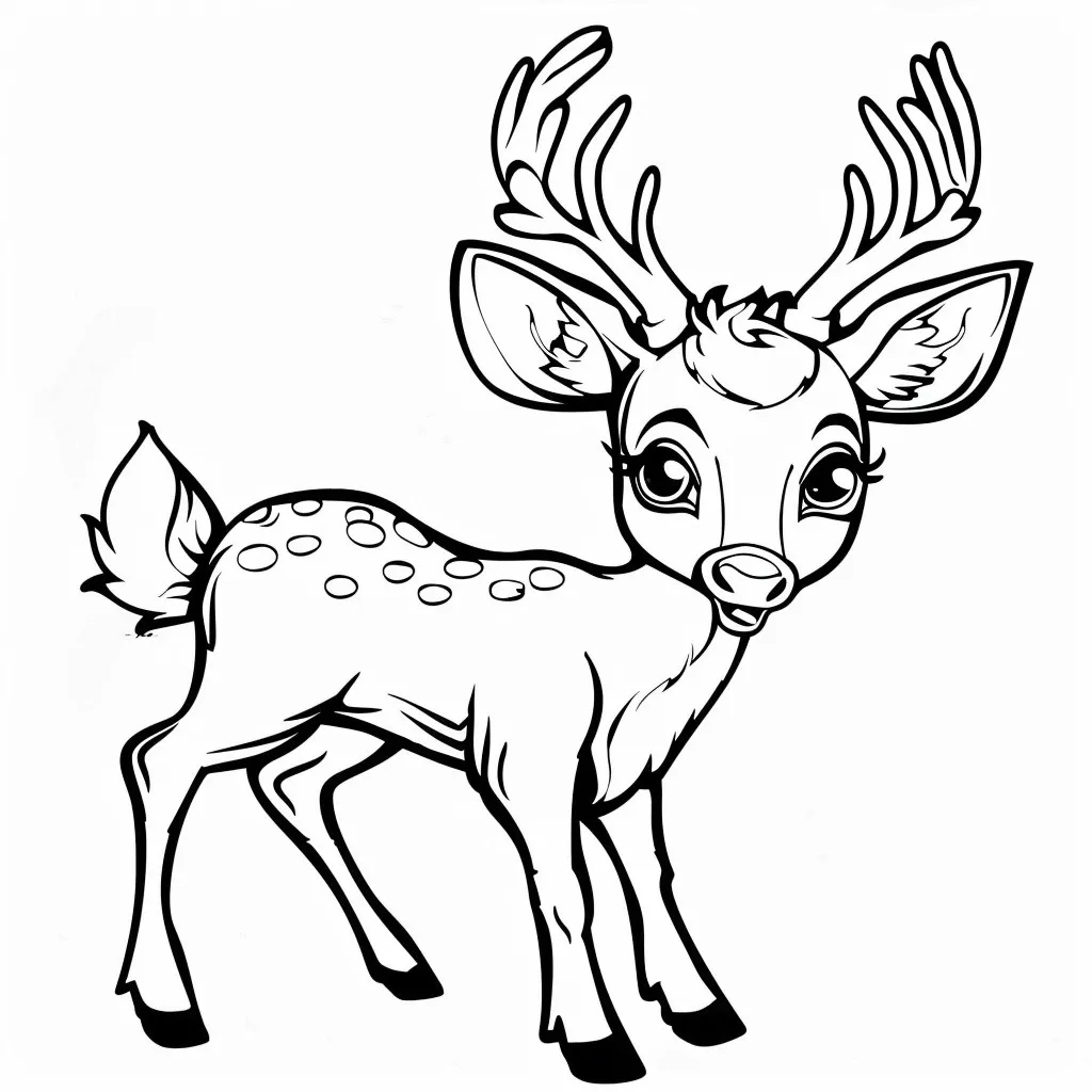 Dibujos para colorear e imprimir Deer