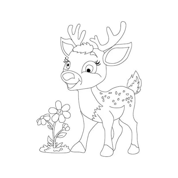 Dibujos para colorear e imprimir Deer